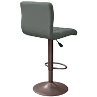 Scaun de bar Deco SB-044 Stofă/ Metal/ Gray photo 3
