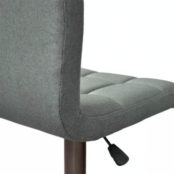 Scaun de bar Deco SB-044 Stofă/ Metal/ Gray photo 4 Scaun de bar Deco SB-044 Stofă/ Metal/ Gray photo 4