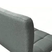Scaun de bar Deco SB-044 Stofă/ Metal/ Gray photo 5