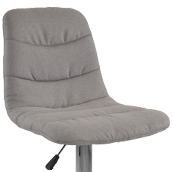 Scaun de bar Deco SB-33 Stofă/ Metal/ Gray photo 2