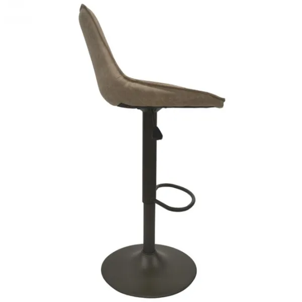 Scaun de bar Deco SB-39 Piele eco/ Metal/ Gray photo 2 Scaun de bar Deco SB-39 Piele eco/ Metal/ Gray photo 2
