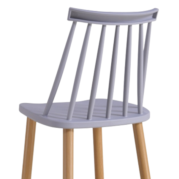 Scaun de bar DecoPrim Jack Plastic durabil/ Metal/ Light Gray photo 3 Scaun de bar DecoPrim Jack Plastic durabil/ Metal/ Light Gray photo 3