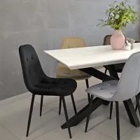 Барный стул Deco HLR8 Бархат/ Ткань/ Металл/ Cappuccino photo 8