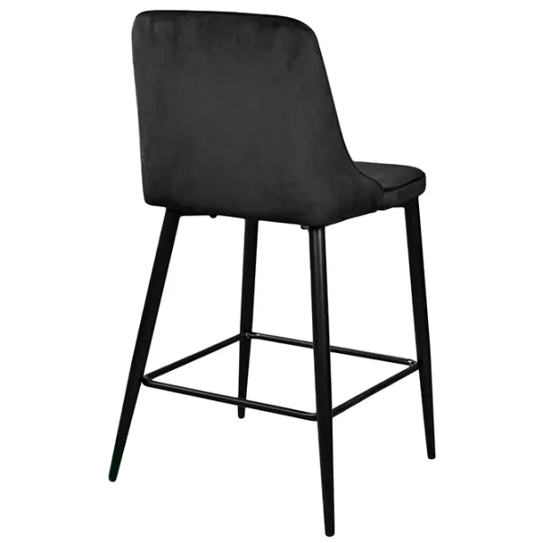 Барный стул Deco Clasic Small Бархат/ Металл/ Черный photo 4