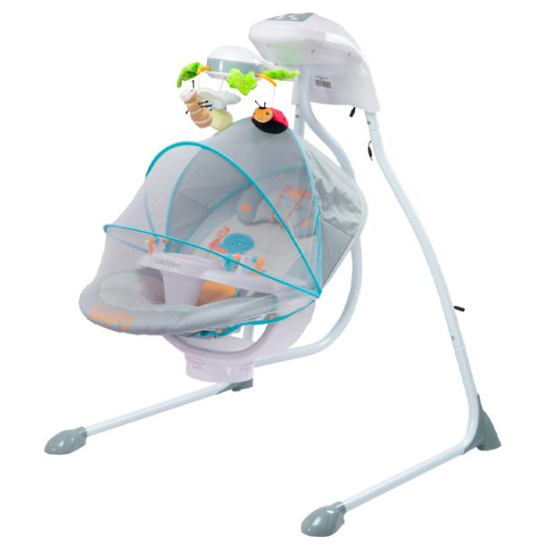 Leagăn pentru bebeluși Caretero Bugies (5498435) 12 kg/ Gray photo 3