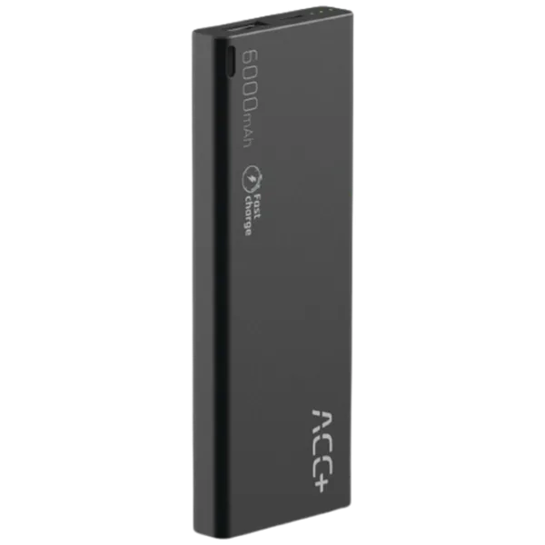 Power Bank Maxcom THIN6000BK 6000 mAh/ Black photo 2