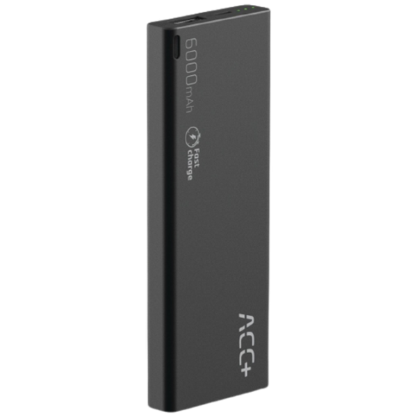 Power Bank Maxcom THIN6000BK 6000 mAh/ Black photo 2