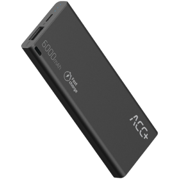 Power Bank Maxcom THIN6000BK 6000 mAh/ Black photo 3