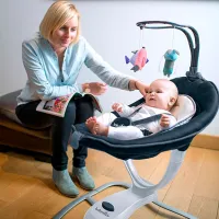 Leagăn pentru bebeluși Babymoov Swoon Motion (1546 ) 9 kg/ Zinc photo 6