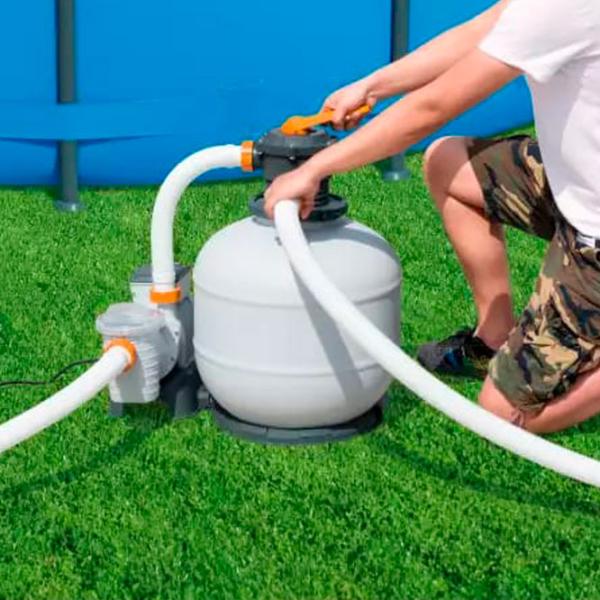 Pompă-filtru cu nisip Bestway 58499BW White photo 4 Pompă-filtru cu nisip Bestway 58499BW White photo 4