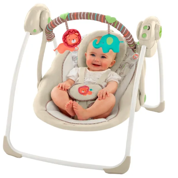 Детские качели Bright Starts Comfort & Harmony Cozy Kingdom (60194) 9 кг/ Бежевый photo 3