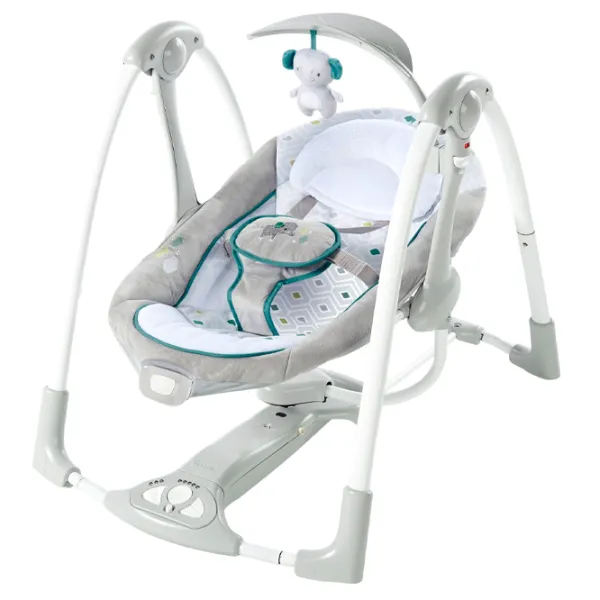 Детские качели Bright Starts Ingenuity ConvertMe Swing 2 Seat Nash (12055) 9 кг/ Серый photo 3