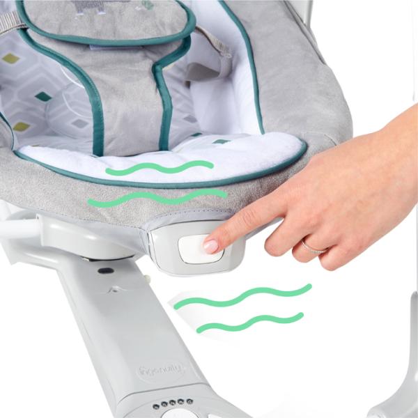 Детские качели Bright Starts Ingenuity ConvertMe Swing 2 Seat Nash (12055) 9 кг/ Серый photo 4