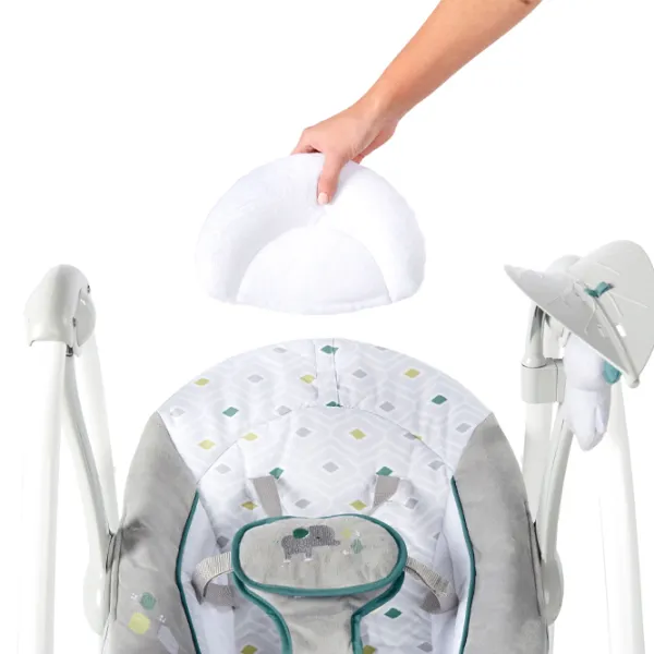 Детские качели Bright Starts Ingenuity ConvertMe Swing 2 Seat Nash (12055) 9 кг/ Серый photo 5