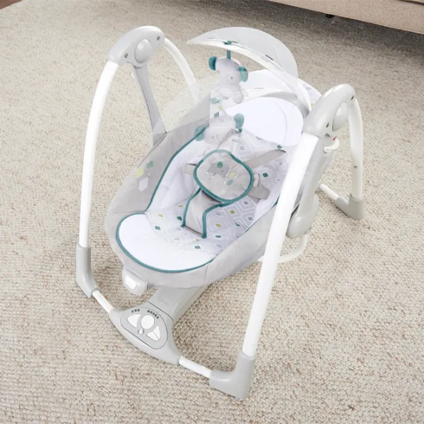 Детские качели Bright Starts Ingenuity ConvertMe Swing 2 Seat Nash (12055) 9 кг/ Серый photo 6