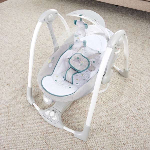 Детские качели Bright Starts Ingenuity ConvertMe Swing 2 Seat Nash (12055) 9 кг/ Серый photo 6