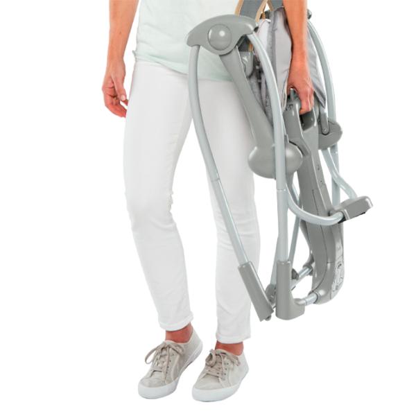 Leagăn pentru bebeluși Bright Starts Ingenuity Swing 'n Go Portable Swing Bella Teddy (11023 ) 9 kg/ Gray photo 3