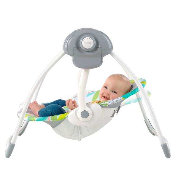 Leagăn pentru bebeluși Bright Starts Rainforest Vibe (12426) 9 kg/ White photo 3