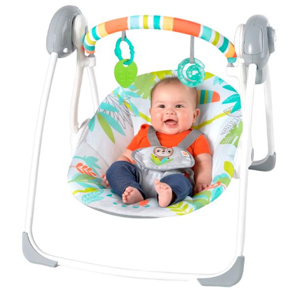 Leagăn pentru bebeluși Bright Starts Rainforest Vibe (12426) 9 kg/ White photo 4