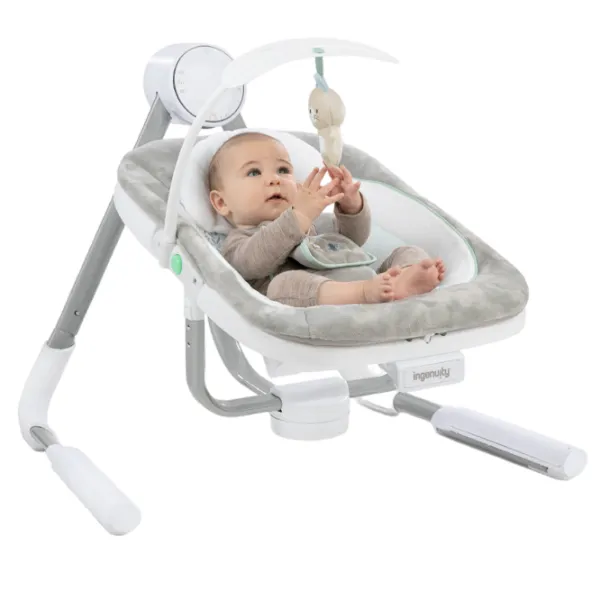 Детские качели Bright Starts Ingenuity AnyWay Sway Spruce (12058) 9 кг/ Серый photo 4