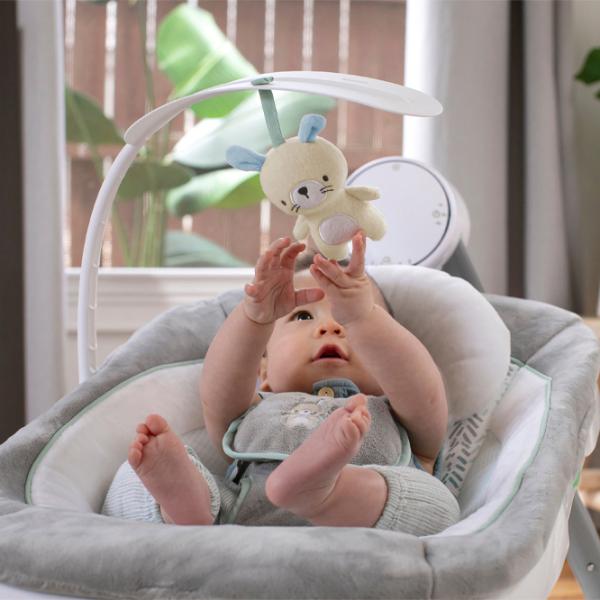 Детские качели Bright Starts Ingenuity AnyWay Sway Spruce (12058) 9 кг/ Серый photo 9
