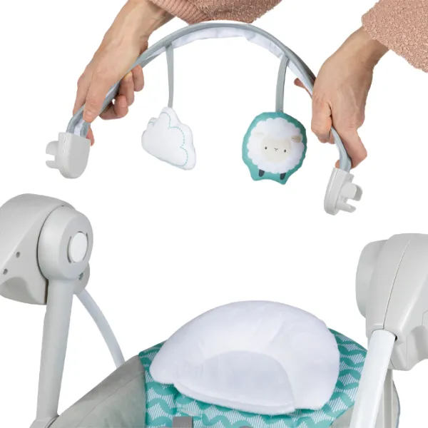 Детские качели Bright Starts Swingity Swing Goji (12536 ) 9 кг/ Серый photo 4