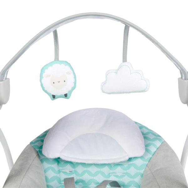 Детские качели Bright Starts Swingity Swing Goji (12536 ) 9 кг/ Серый photo 5