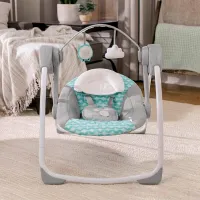 Leagăn pentru bebeluși Bright Starts Swingity Swing Goji (12536 ) 9 kg/ Gray photo 9
