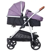 Cărucior pentru copil Chipolino Duo Smart 3800931047498/ Lilac photo 2