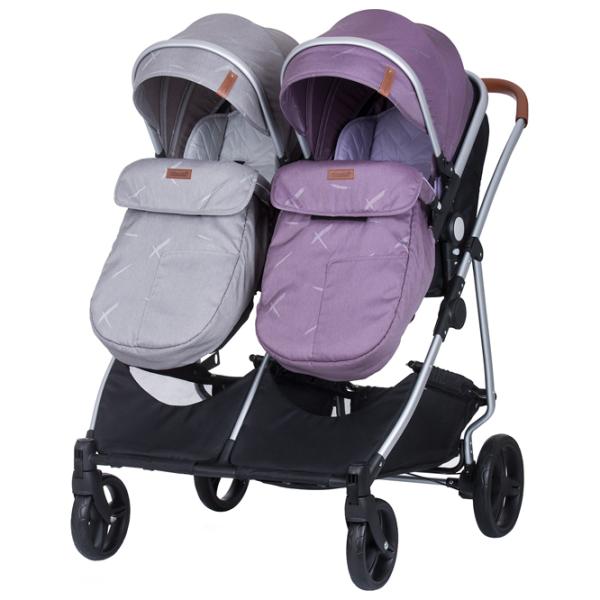 Детская коляска Chipolino Duo Smart 3800931047498/ Сиреневый photo 4