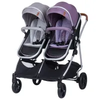 Cărucior pentru copil Chipolino Duo Smart 3800931047498/ Lilac photo 5