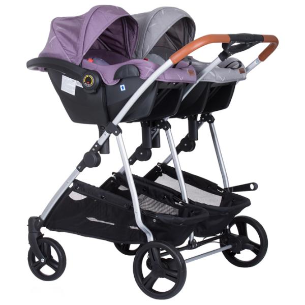 Детская коляска Chipolino Duo Smart 3800931047498/ Сиреневый photo 7