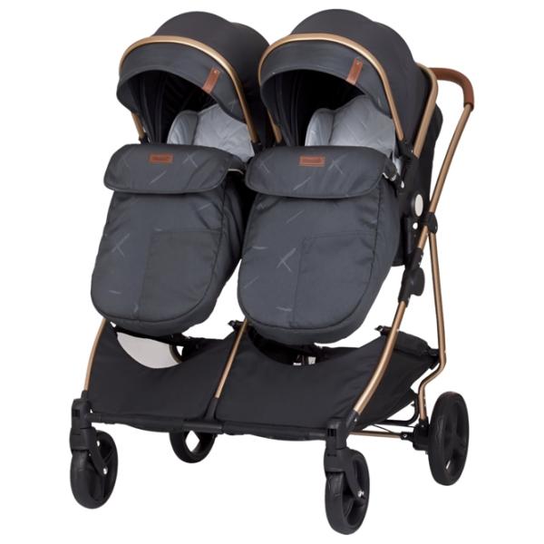 Детская коляска Chipolino Duo Smart 3800931047443/ Тёмно-серый photo 4