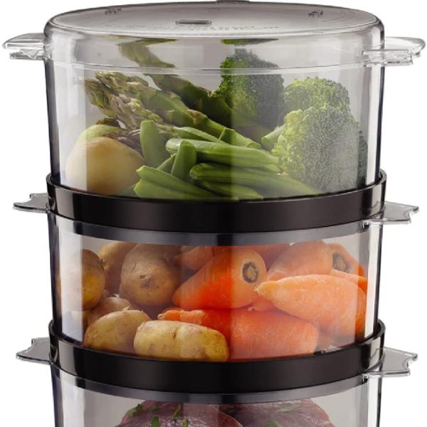 Aparat de gătit cu aburi Russell Hobbs 26530-56 400 W/ Black photo 2