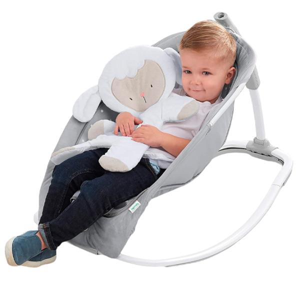Leagăn pentru bebeluși Bright Starts Ingenuity Cuddle Lamb (04871 ) 18 kg/ Gray photo 6