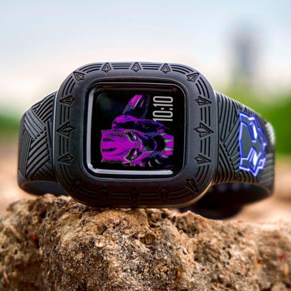 Ceas pentru copii Garmin Vivofit Jr.3 Marvel Black Panther special edition 0.56"/ Black photo 8