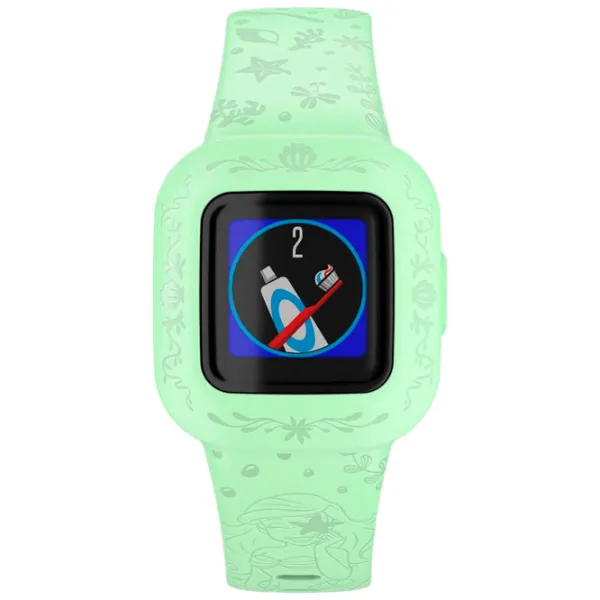 Ceas pentru copii Garmin Vivofit Jr.3 Disney The Little Mermaid 0.56"/ Green photo 4