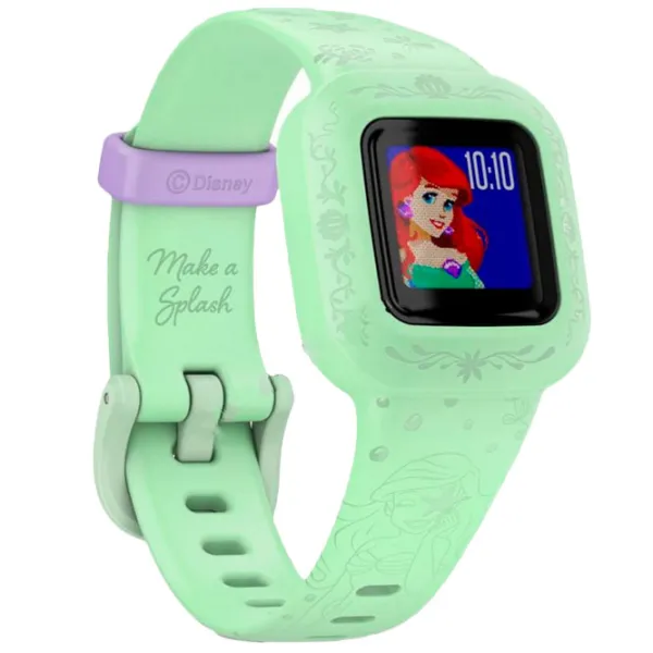 Ceas pentru copii Garmin Vivofit Jr.3 Disney The Little Mermaid 0.56"/ Green photo 5