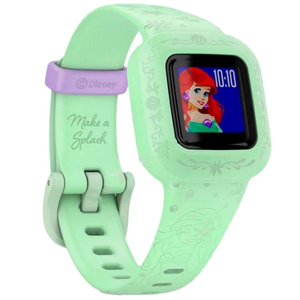 Ceas pentru copii Garmin Vivofit Jr.3 Disney The Little Mermaid 0.56"/ Green photo 5