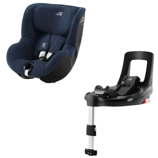 Scaun auto Britax-Römer Dualfix 3 i-Size with Flex Base iSense (4753-008) 3 luni - 4 ani/ 18 kg/ Blue photo 3