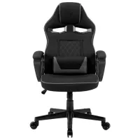 Scaun Gaming SENSE7 Knight Material Gray Black photo 2