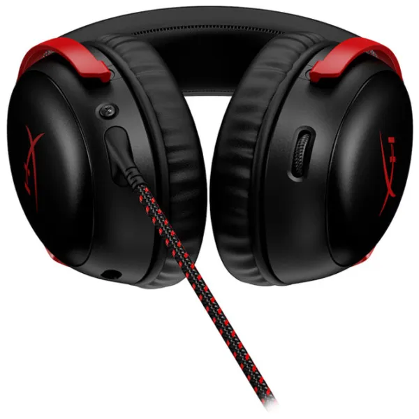Căști HyperX Cloud III Red Black Cu fir/ Gaming photo 3