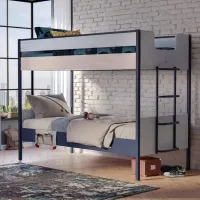 Детская кровать Cilek Trio Line 90 x 200 см/ ЛДСП/ Тёмно синий photo 2