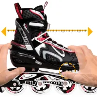 Role Blackwheels Flex pentru băieți/ Fitness/ Black photo 5