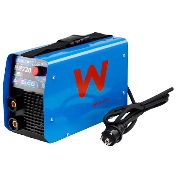 Aparat de sudat Awelco IRIS 220 230 V cu electrod (MMA)/ Blue photo 2