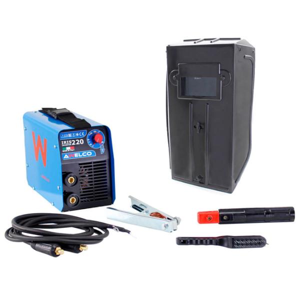 Aparat de sudat Awelco IRIS 220 230 V cu electrod (MMA)/ Blue photo 6