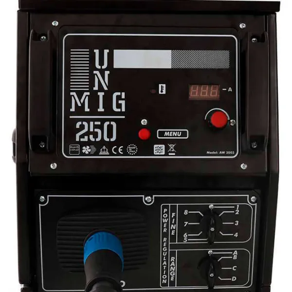 Aparat de sudat Awelco UNIMIG240 230 V semiautomat (MIG/ MAG)/ Black photo 5