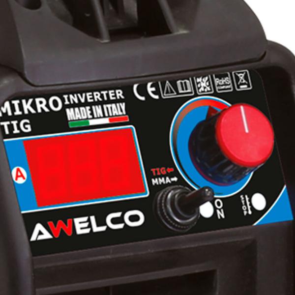 Сварочный аппарат Awelco MIKROTIG200 230 В полуавтоматическая (MIG/ MAG)/ Синий photo 2