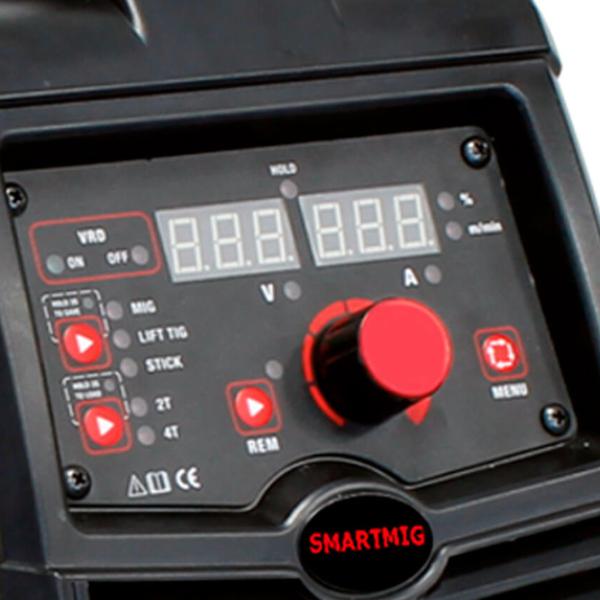 Aparat de sudat Awelco SMARTMIG2200 230 V semiautomat (MIG/ MAG)/ Black photo 2