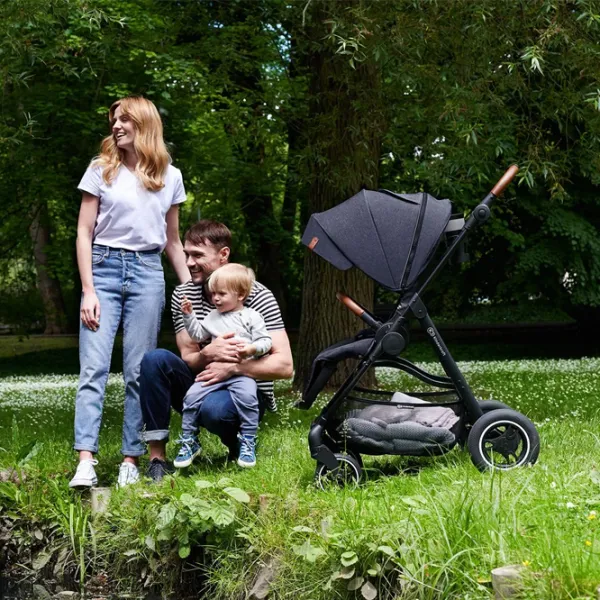 Cărucior pentru copil KinderKraft All Road 5902533914524/ Dark Gray photo 9